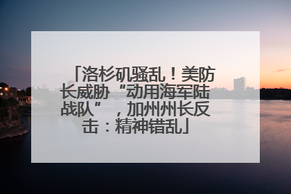 洛杉矶骚乱！美防长威胁“动用海军陆战队”，加州州长反击：精神错乱