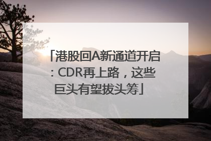港股回A新通道开启：CDR再上路，这些巨头有望拔头筹