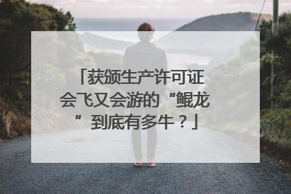 获颁生产许可证 会飞又会游的“鲲龙”到底有多牛？