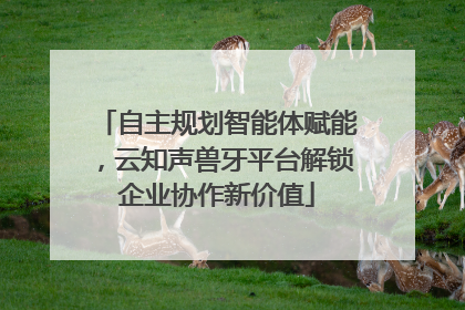 自主规划智能体赋能，云知声兽牙平台解锁企业协作新价值
