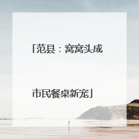 范县：窝窝头成市民餐桌新宠