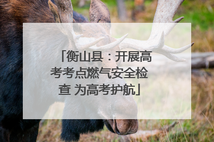 衡山县：开展高考考点燃气安全检查 为高考护航