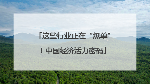这些行业正在“爆单”！中国经济活力密码