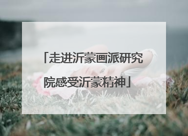 走进沂蒙画派研究院感受沂蒙精神