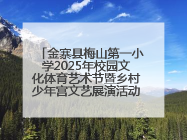 金寨县梅山第一小学2025年校园文化体育艺术节暨乡村少年宫文艺展演活动圆满落幕