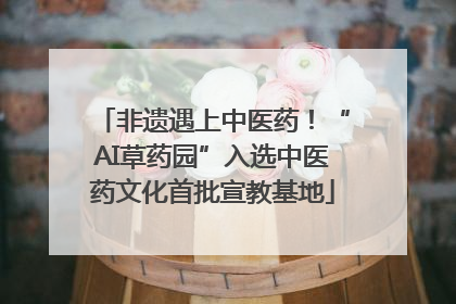 非遗遇上中医药！“AI草药园”入选中医药文化首批宣教基地