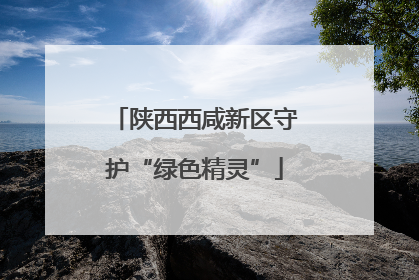 陕西西咸新区守护“绿色精灵”