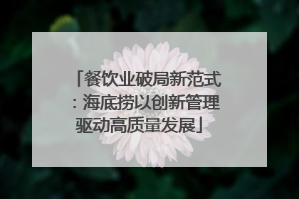 餐饮业破局新范式：海底捞以创新管理驱动高质量发展