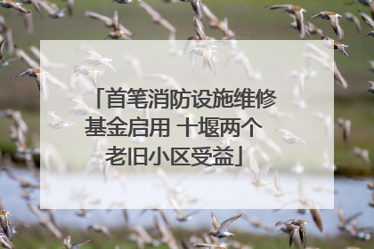 首笔消防设施维修基金启用 十堰两个老旧小区受益
