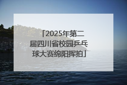 2025年第二届四川省校园乒乓球大赛绵阳挥拍