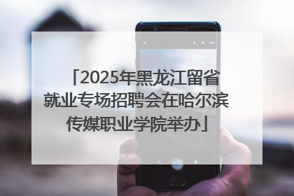 2025年黑龙江留省就业专场招聘会在哈尔滨传媒职业学院举办