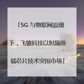 5G 与物联网浪潮下，飞骧科技以射频前端芯片技术突围市场